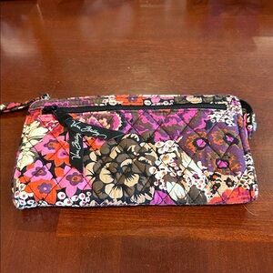 Vera Bradley Multicolor Floral Quilted Wristlet